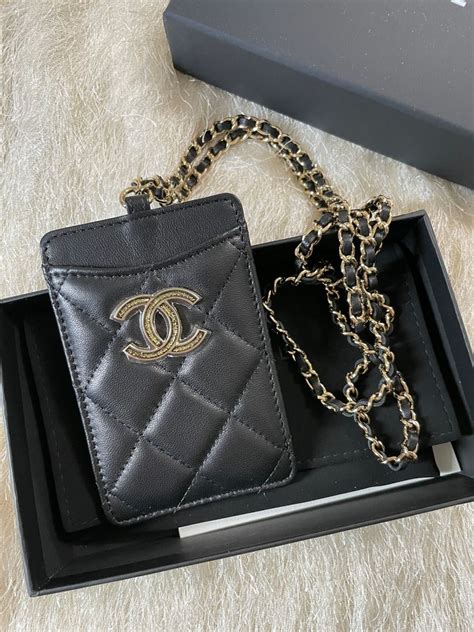 ipad 3 fake chanel case|chanel card holder lanyard.